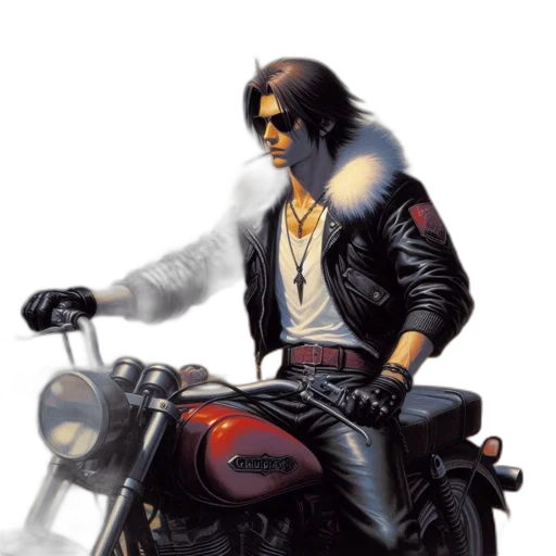 jacket, photorealistic, concept art, comic book art transparent PNG cut-out