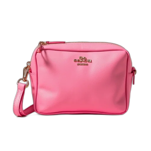 pastel, coach, pouch, pink transparent PNG cut-out