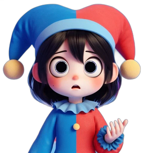 hat, face, creature, staff transparent PNG cut-out