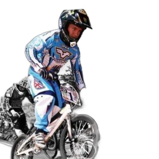 photorealistic, concept art, cartoon, bmx transparent PNG cut-out