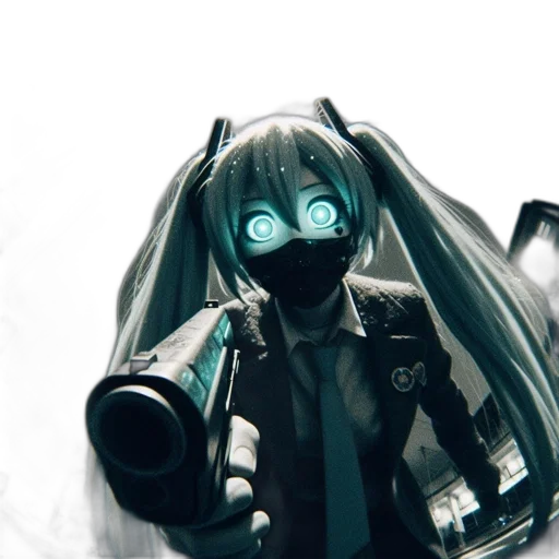 mask, robot, weapon, face transparent PNG cut-out