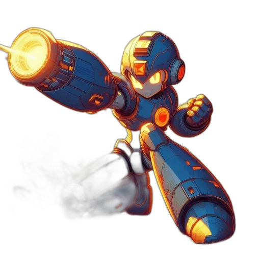 robot, weapon, staff, concept art transparent PNG cut-out