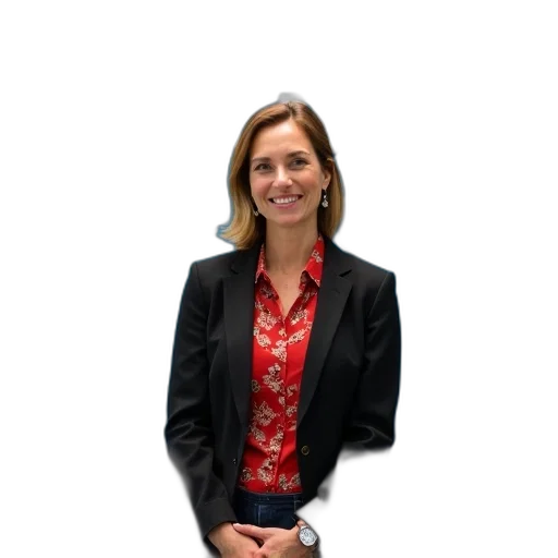 staff, jacket, dress, woman transparent PNG cut-out