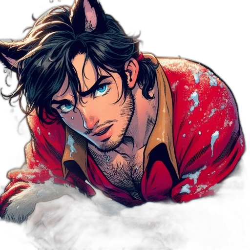 comic book art, fantasy art, anime, cartoon transparent PNG cut-out