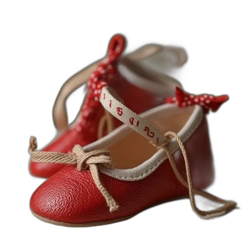 shoes, 3d render, photorealistic, red transparent PNG cut-out