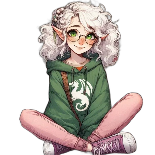 dragon, staff, creature, jacket transparent PNG cut-out