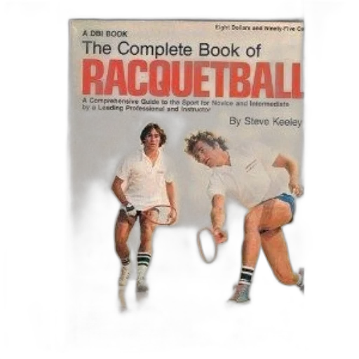 complete, book, racquetball, steve transparent PNG cut-out