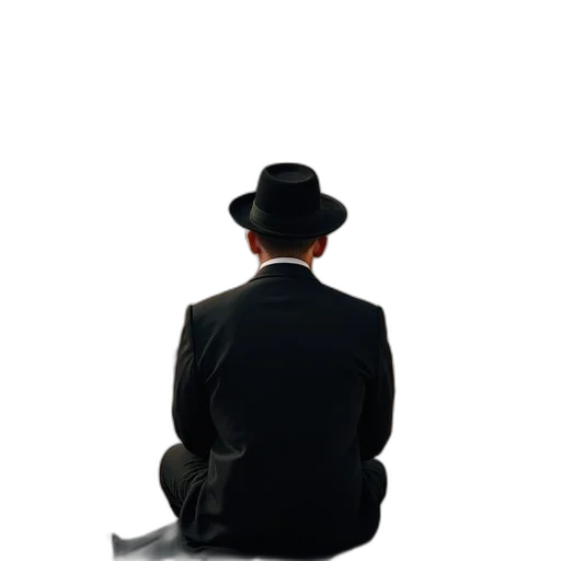 hat, staff, umbrella, jacket transparent PNG cut-out