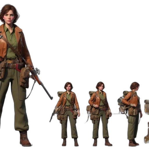 concept art, 3d render, earth tones, illustration transparent PNG cut-out