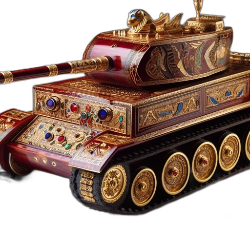 weapon, car, concept art, 3d render transparent PNG cut-out
