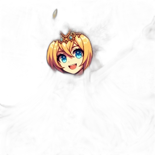 crown, dragon, flower, staff transparent PNG cut-out