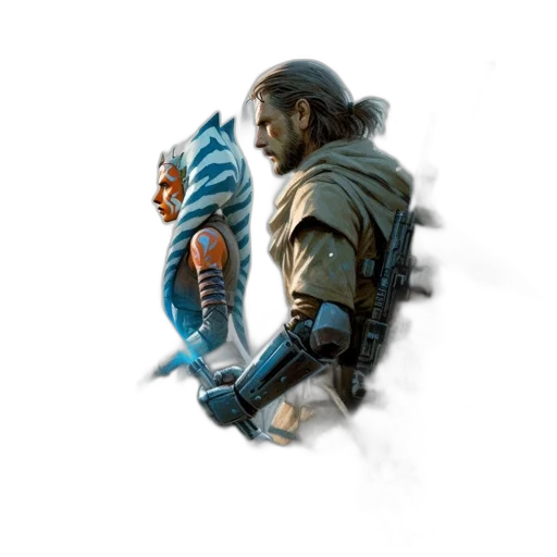 sword, weapon, staff, robot transparent PNG cut-out