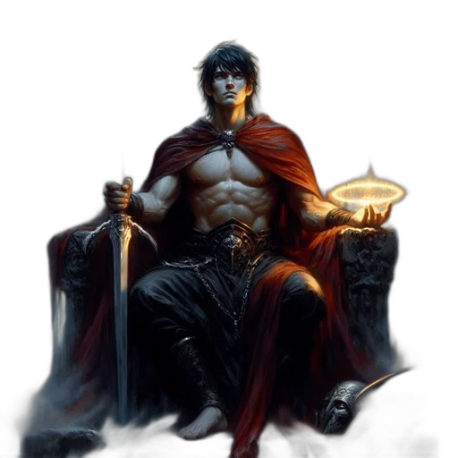 sword, crown, fantasy art, concept art transparent PNG cut-out