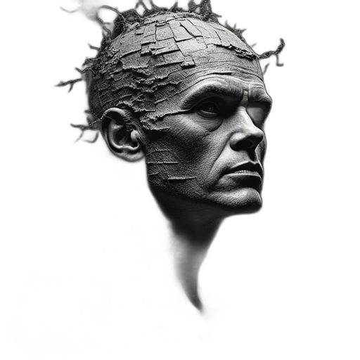 face, crown, mask, creature transparent PNG cut-out