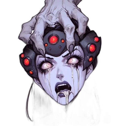 mask, face, creature, staff transparent PNG cut-out