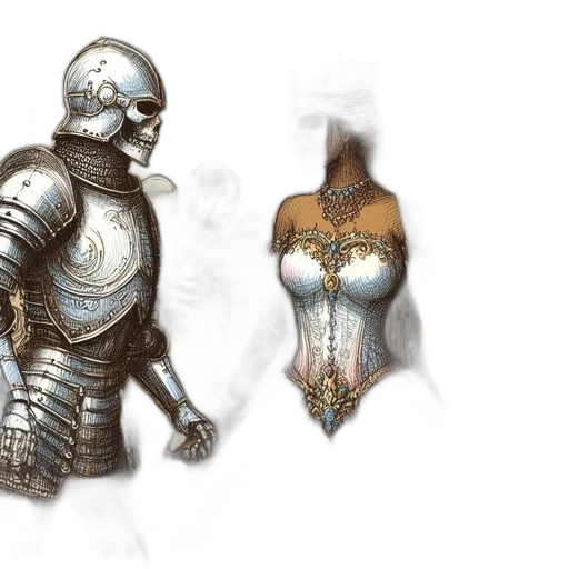 robot, sword, concept art, fantasy art transparent PNG cut-out