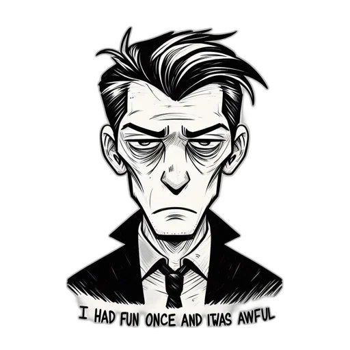 face, jacket, comic book art, cartoon transparent PNG cut-out