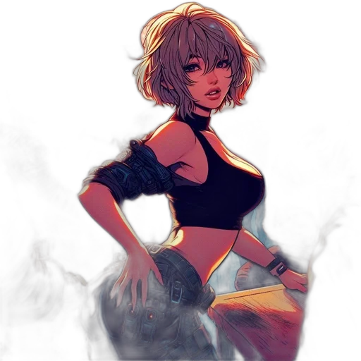 dress, mask, concept art, anime transparent PNG cut-out