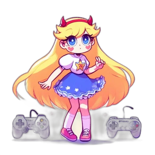 dress, weapon, staff, crown transparent PNG cut-out