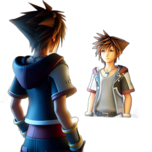 concept art, 3d render, anime, pixel art transparent PNG cut-out