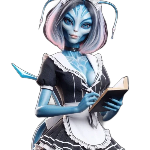 staff, mask, dress, robot transparent PNG cut-out
