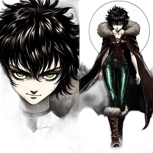 comic book art, concept art, fantasy art, anime transparent PNG cut-out