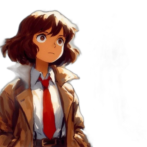 jacket, face, robot, staff transparent PNG cut-out