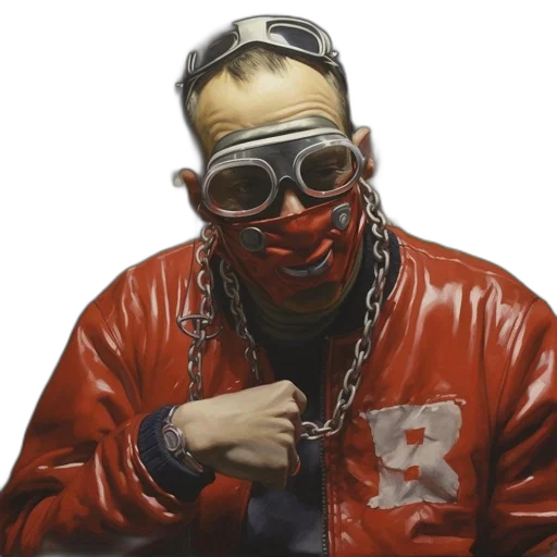 jacket, mask, face, animal transparent PNG cut-out