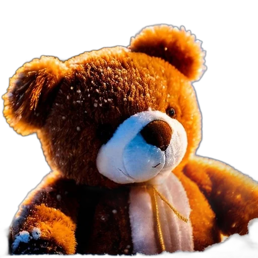 photorealistic, 3d render, teddy, bear transparent PNG cut-out