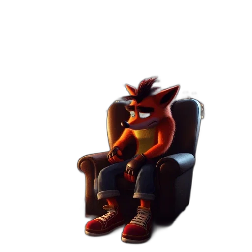 furniture, jacket, animal, creature transparent PNG cut-out