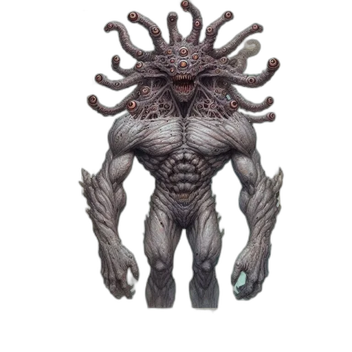 creature, hair, animal, concept art transparent PNG cut-out