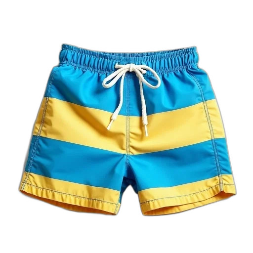 blue, pair, yellow, striped transparent PNG cut-out