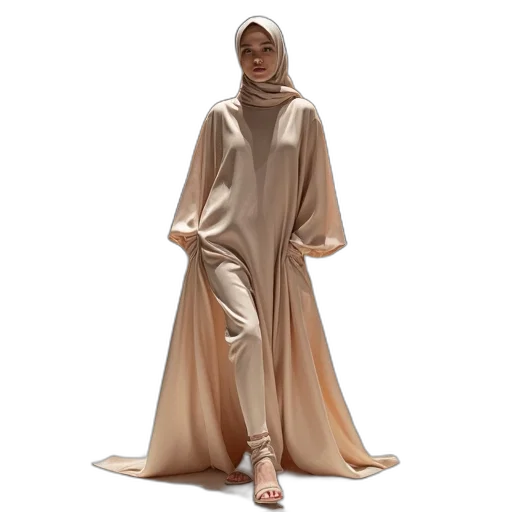 dress, 3d render, concept art, earth tones transparent PNG cut-out