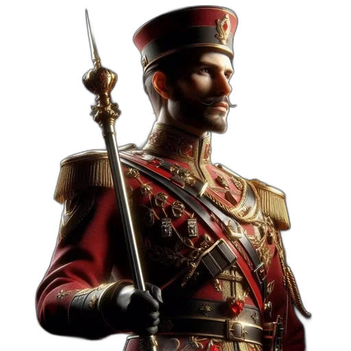 staff, crown, sword, face transparent PNG cut-out