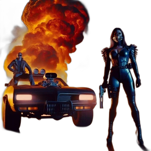 car, weapon, concept art, comic book art transparent PNG cut-out