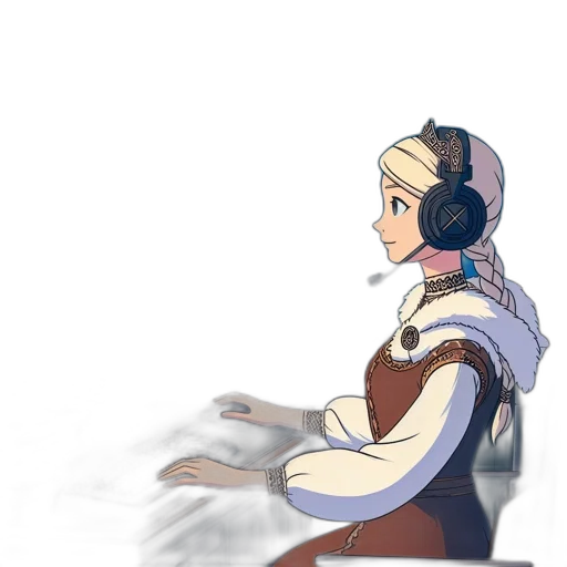 jacket, staff, robot, face transparent PNG cut-out