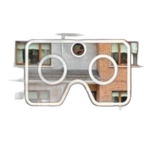 building, mask, face, robot transparent PNG cut-out