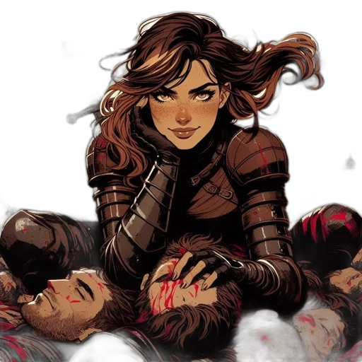 comic book art, concept art, fantasy art, pixel art transparent PNG cut-out