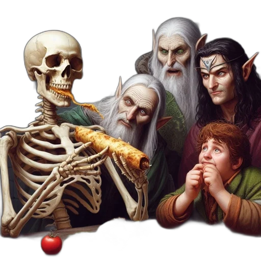 fantasy art, concept art, photorealistic, pixel art transparent PNG cut-out