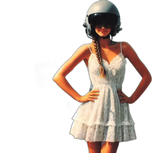 dress, robot, mask, hat transparent PNG cut-out