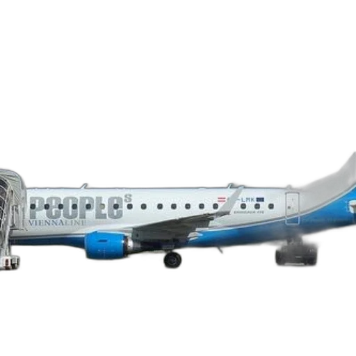 3d render, people, viennaline, airplane transparent PNG cut-out