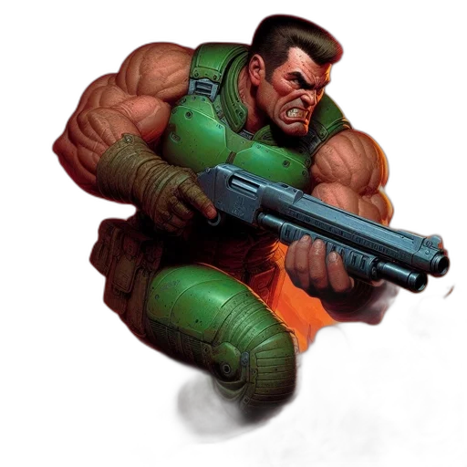 weapon, concept art, comic book art, pixel art transparent PNG cut-out