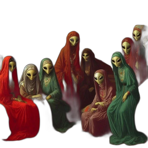 mask, dress, creature, concept art transparent PNG cut-out
