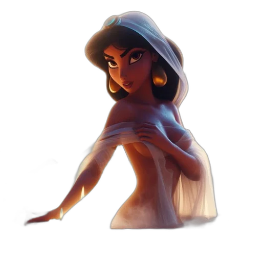 dress, hat, face, staff transparent PNG cut-out