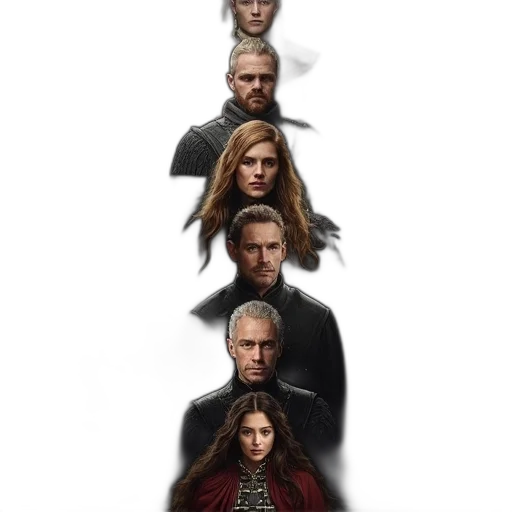 staff, hair, sword, crown transparent PNG cut-out
