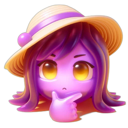 hat, creature, face, staff transparent PNG cut-out