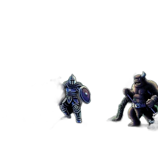 concept art, fantasy art, pixel art, 3d render transparent PNG cut-out
