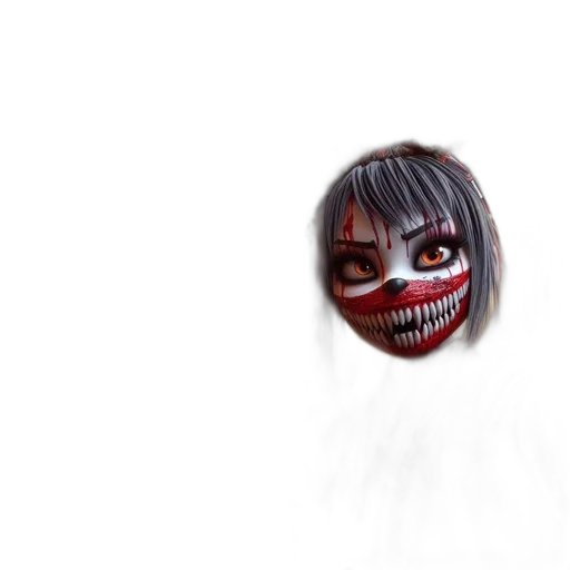 mask, face, creature, jewelry transparent PNG cut-out