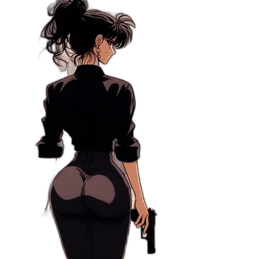weapon, dress, jacket, staff transparent PNG cut-out