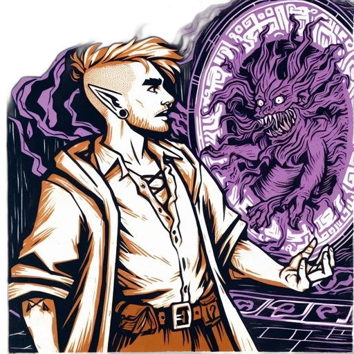 staff, concept art, comic book art, fantasy art transparent PNG cut-out